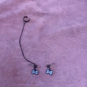 Hot Topic Sanrio My Melody blue bows small cute 💙🎀